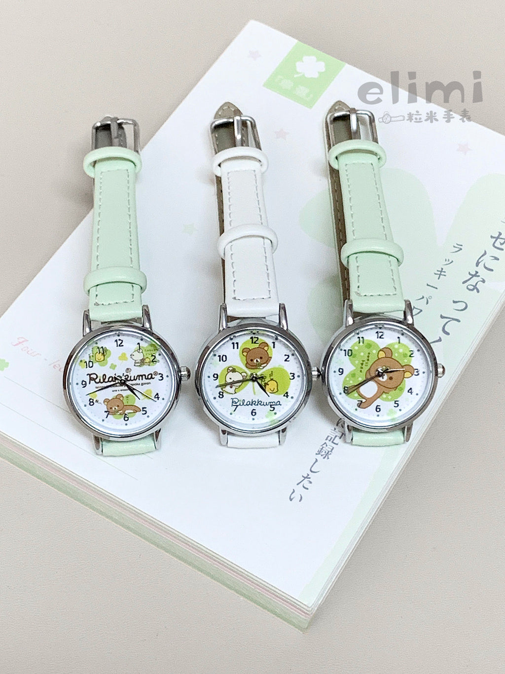 Japanese Style Hot Sale Rilakkuma Watch for Women Simple Cartoon Girl Watch Cute Student Party Women's Wristwatch Wholesale