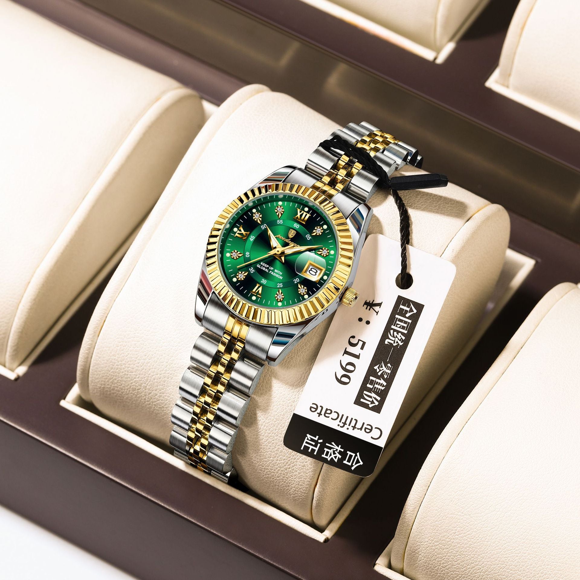 Swiss Brand Luxury Women's Watch New Waterproof Luminous Quartz Wristwatch Live Export Hot Item Dropshipping