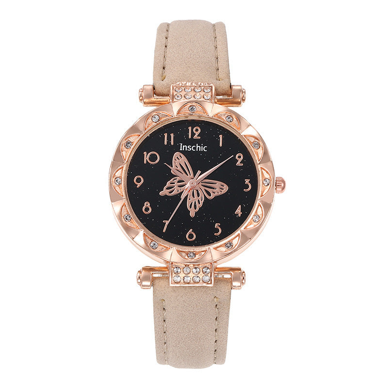 Cross-border E-commerce Hot-selling Women's Watch Large Butterfly Casual Decorative Watch High-end Quartz Watch for Women Wholesale