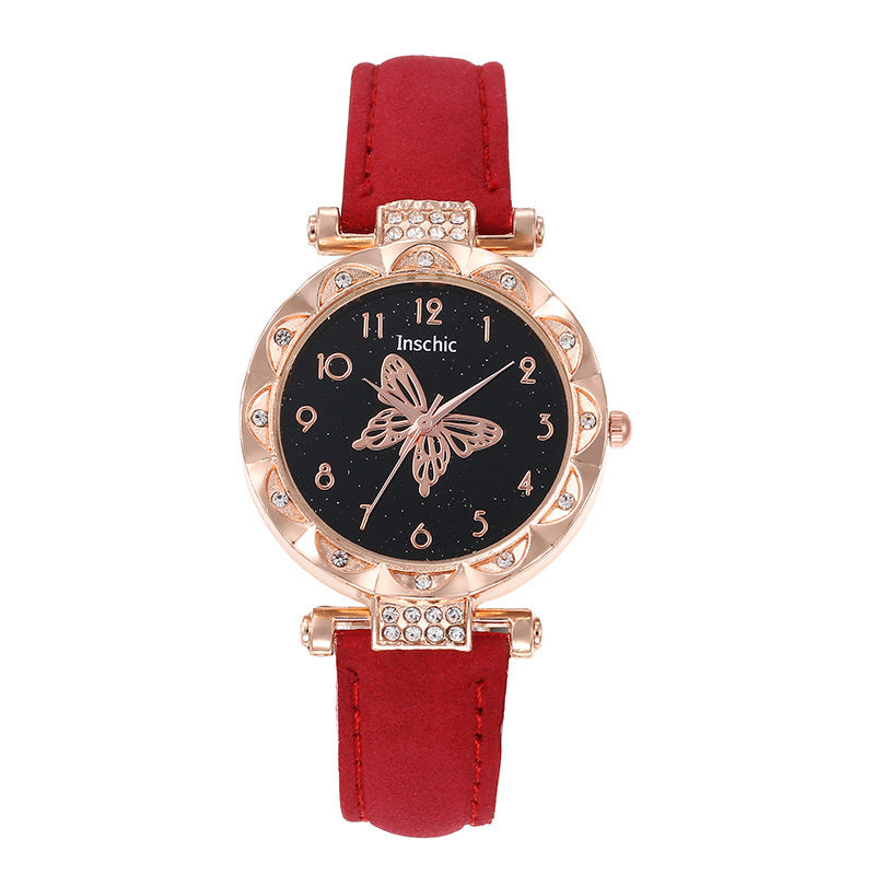 Cross-border E-commerce Hot-selling Women's Watch Large Butterfly Casual Decorative Watch High-end Quartz Watch for Women Wholesale