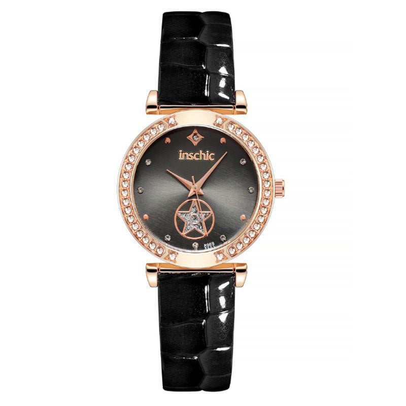Cross-border E-commerce Watch Set Factory Wholesale Women's Watch Quartz Watch Gift Box Fashion Trendy Watch Set