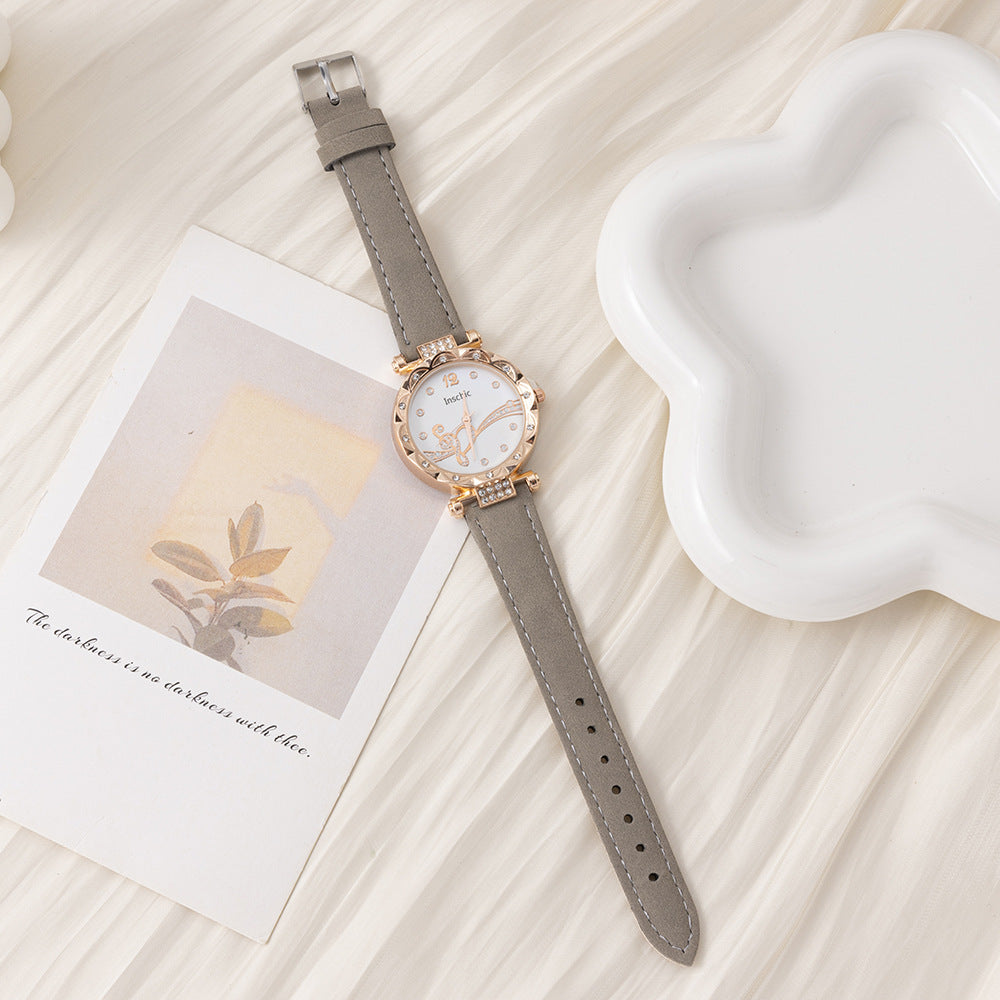 New Cross-Border Trade Watch Simple Niche Fashion Quartz Watch Hot-Selling Retro Women's Watch