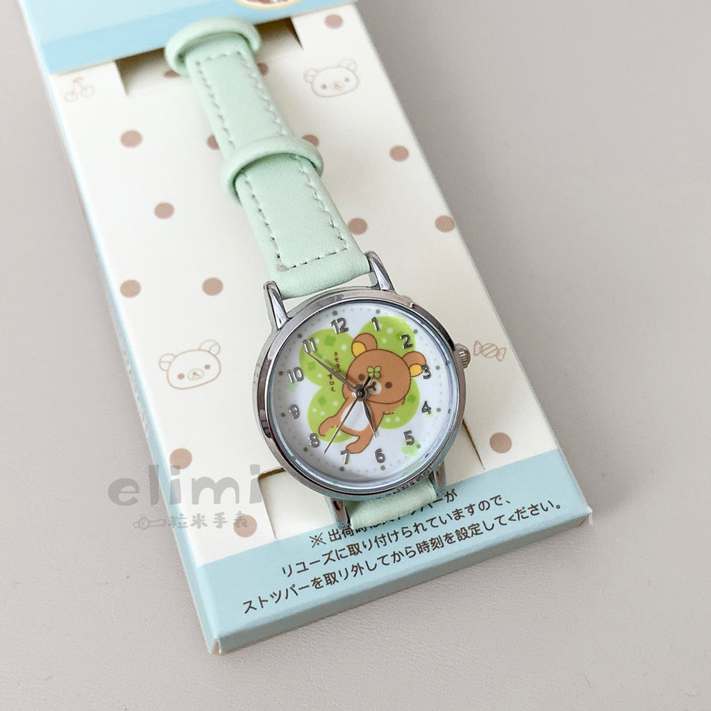 Japanese Style Hot Sale Rilakkuma Watch for Women Simple Cartoon Girl Watch Cute Student Party Women's Wristwatch Wholesale