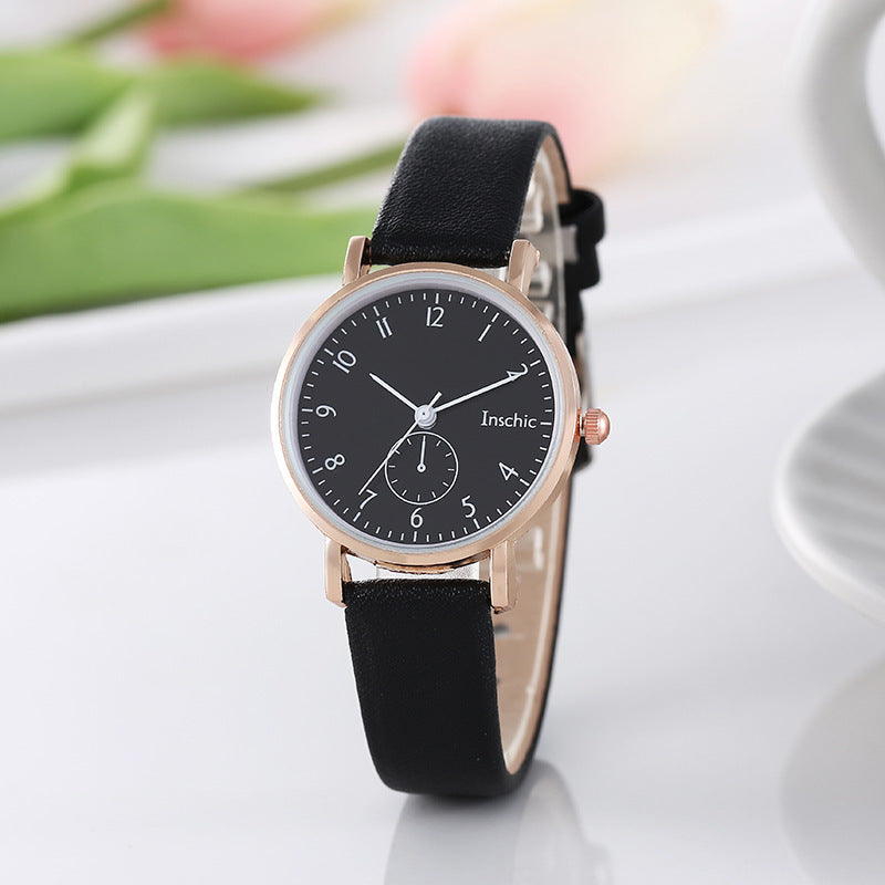 Factory Direct New Women's Watch Korean Version Light Luxury Elegant Simple Fashion Compact Versatile Quartz Watch