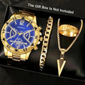 Cross-border Hot-Selling Men's Watch Set High-End Men's Business Watch Men's Gift Watch Four-Piece Set Wholesale