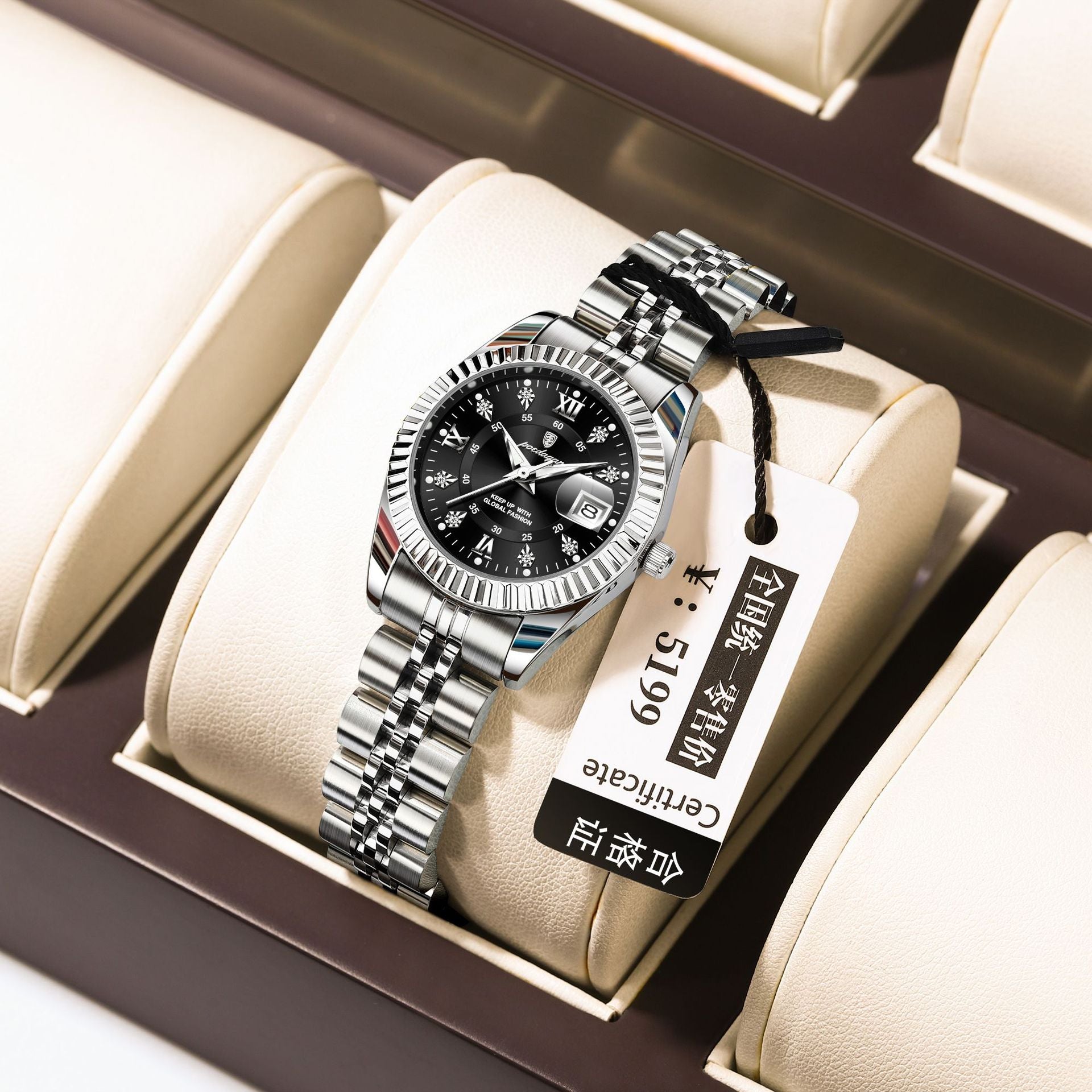 Swiss Brand Luxury Women's Watch New Waterproof Luminous Quartz Wristwatch Live Export Hot Item Dropshipping