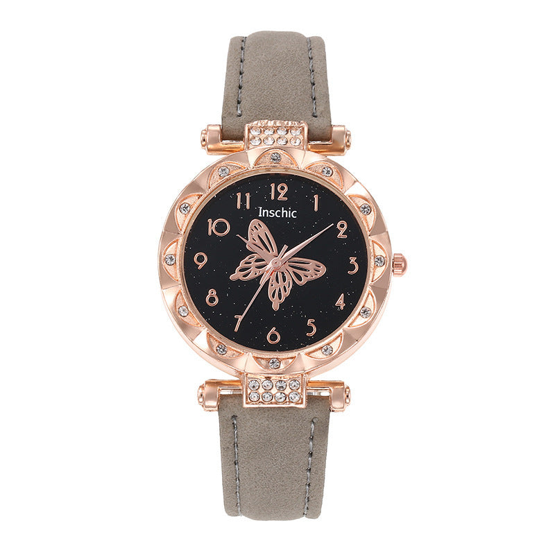 Cross-border E-commerce Hot-selling Women's Watch Large Butterfly Casual Decorative Watch High-end Quartz Watch for Women Wholesale