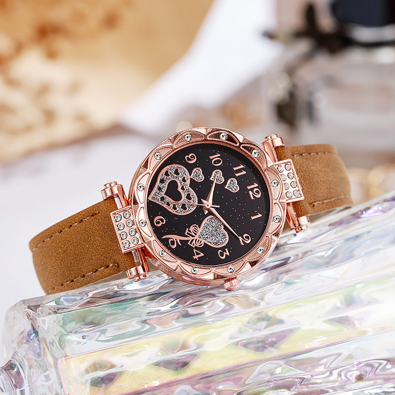 Southeast Asia Cross-Border E-commerce Low Price Women's Watches Wholesale Fashion Simple Belt Watches Girls Casual Quartz Watches