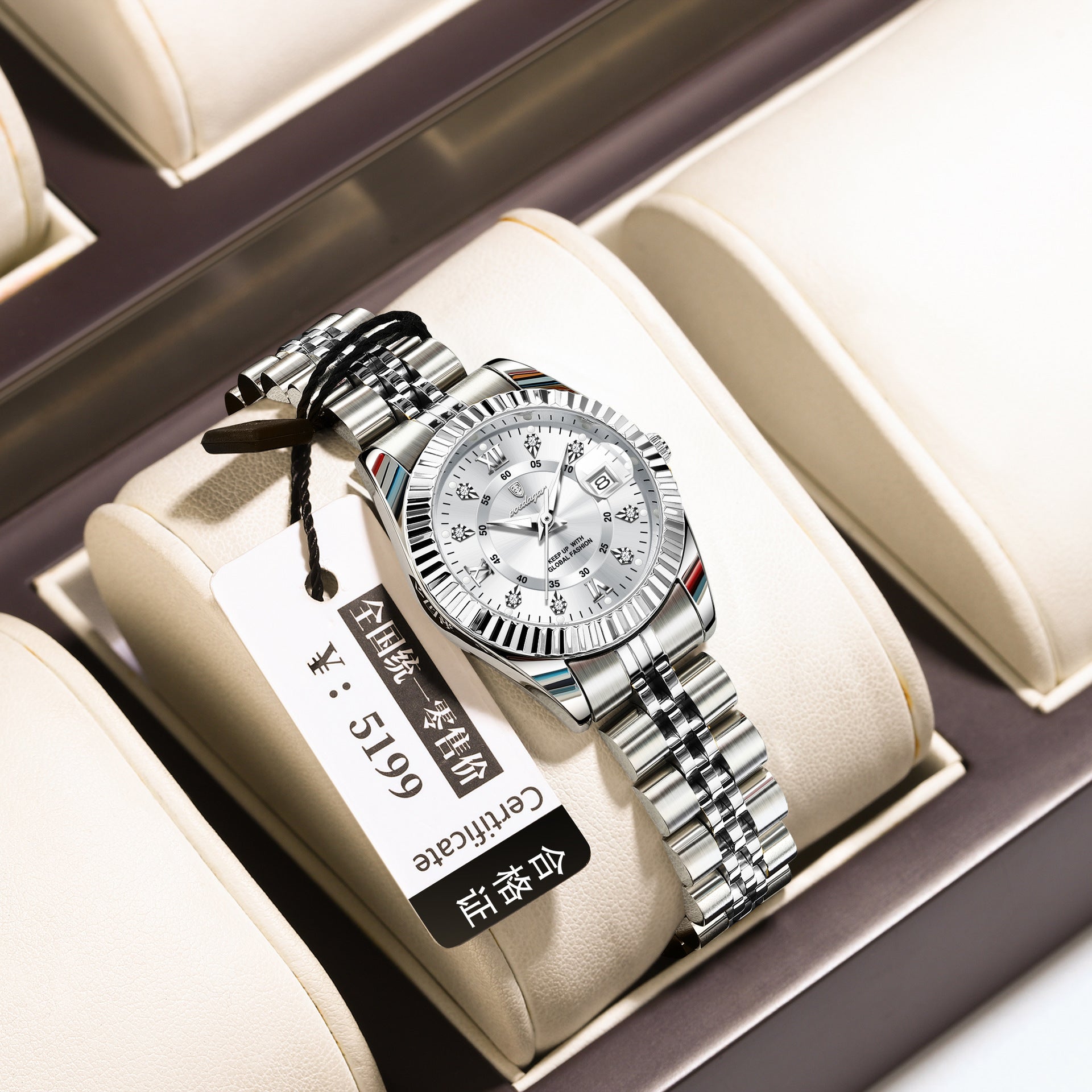 Swiss Brand Luxury Women's Watch New Waterproof Luminous Quartz Wristwatch Live Export Hot Item Dropshipping