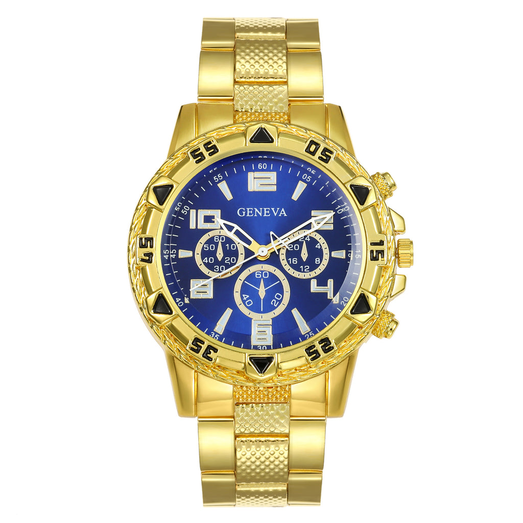 Cross-border Hot-Selling Men's Watches+Jewelry Set High-end Men's Business Watch Gift Four-piece Set Watch