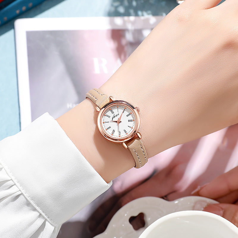 Watch for Women, Niche Light Luxury, Compact and Exquisite, High-End Feel, Elegant Women's Quartz Watch, Simple Ladies' Watch for Students